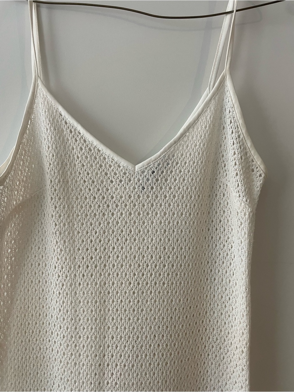 Mango White Crochet Maxi Dress
